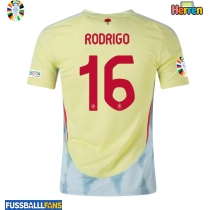 Spanien Rodri Hernandez #16 Auswärtstrikot EM 2024 Kurzarm